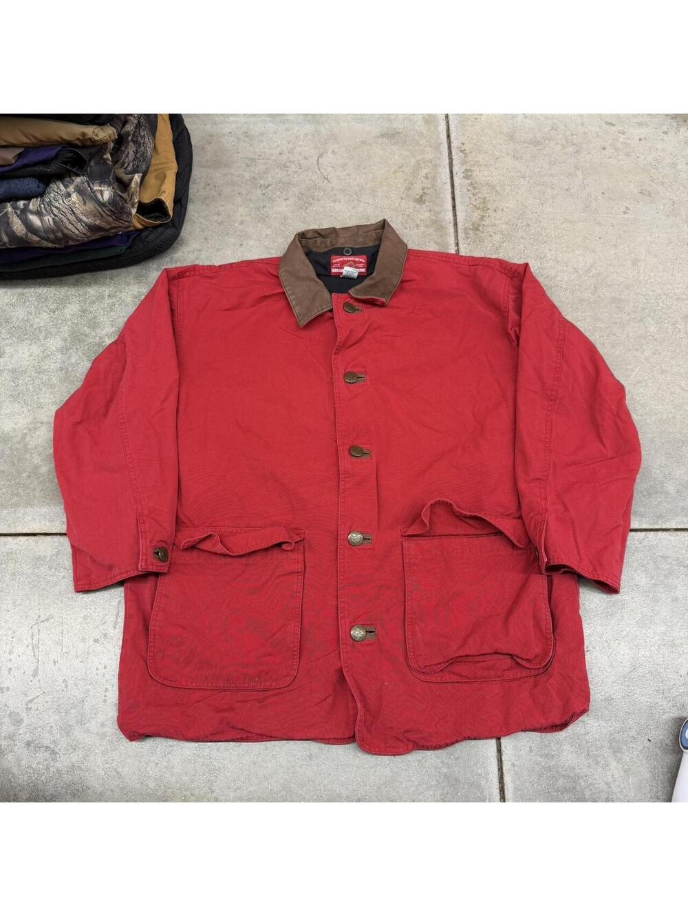 vintage marlboro country store barn chore coat jacket size large - Picture 1 of 5